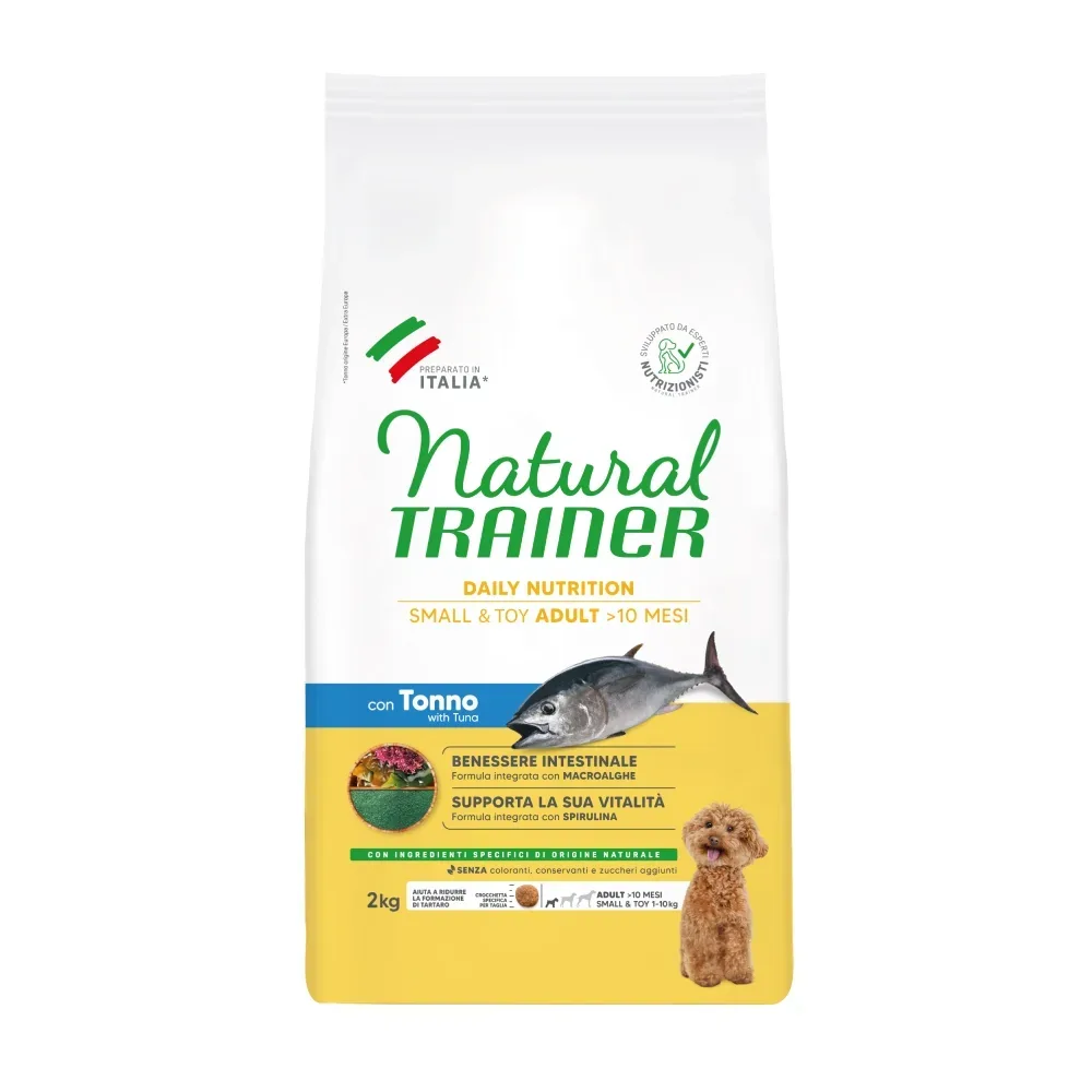 Natural Trainer Adult Small & Toy mit Thunfisch - 2 kg