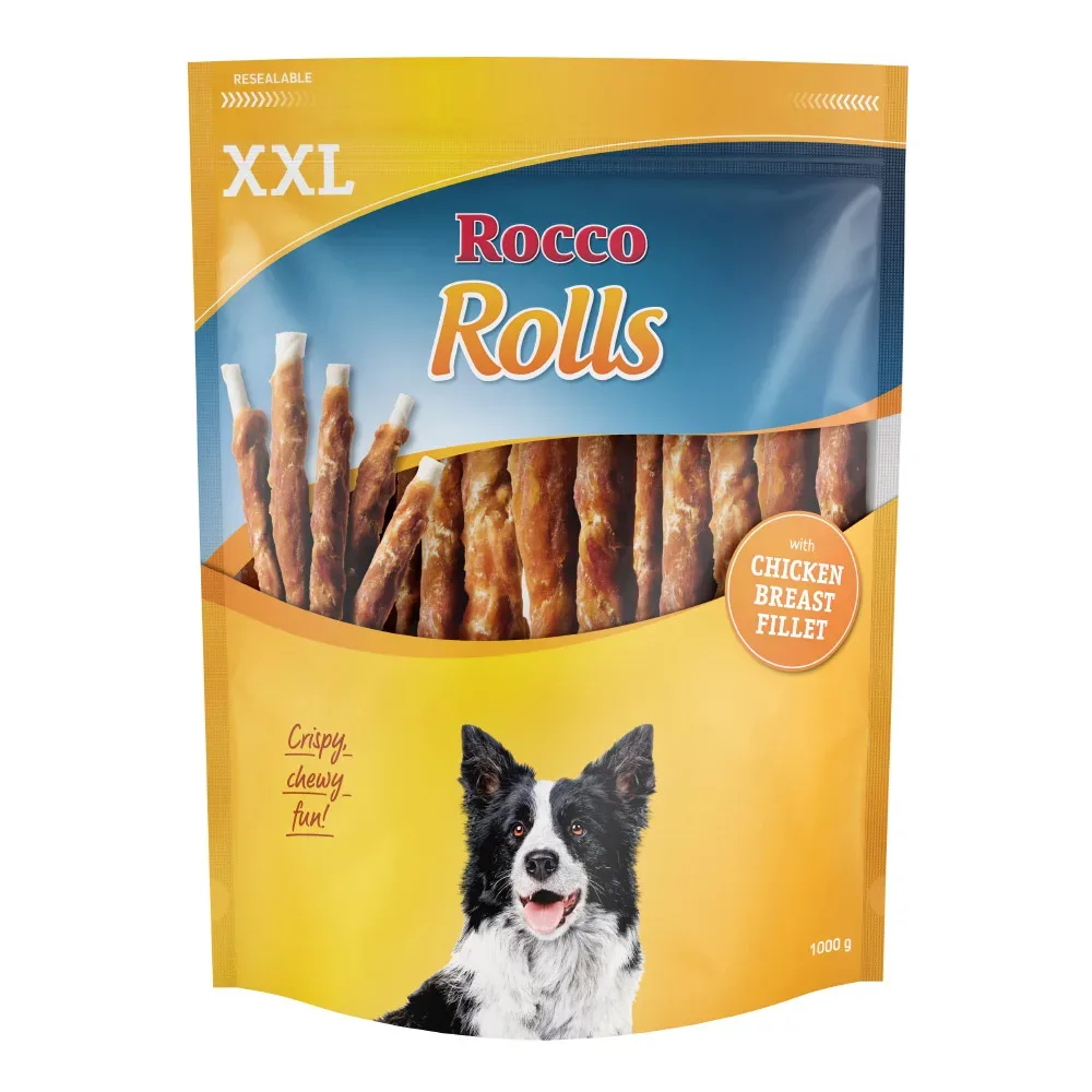 Rocco Rolls XXL Pack - Sparpaket: mit Hühnerbrust 2 x 1 kg