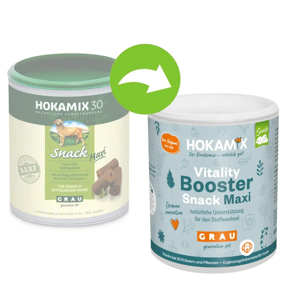 GRAU HOKAMIX Vitality Booster Snack - 800 g - Mini
