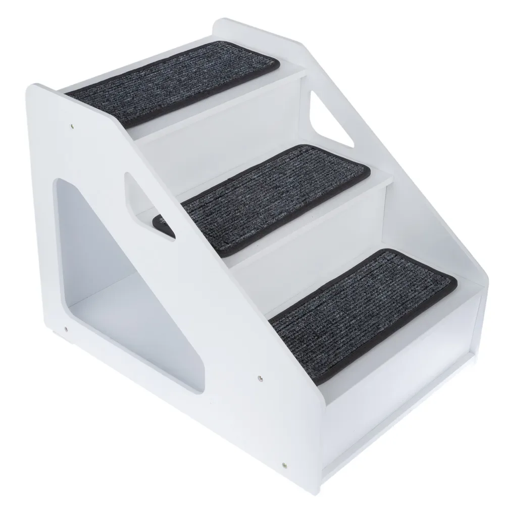 TIAKI Haustiertreppe mit Versteckmöglichkeit - L 60 x B 44 x H 45 cm