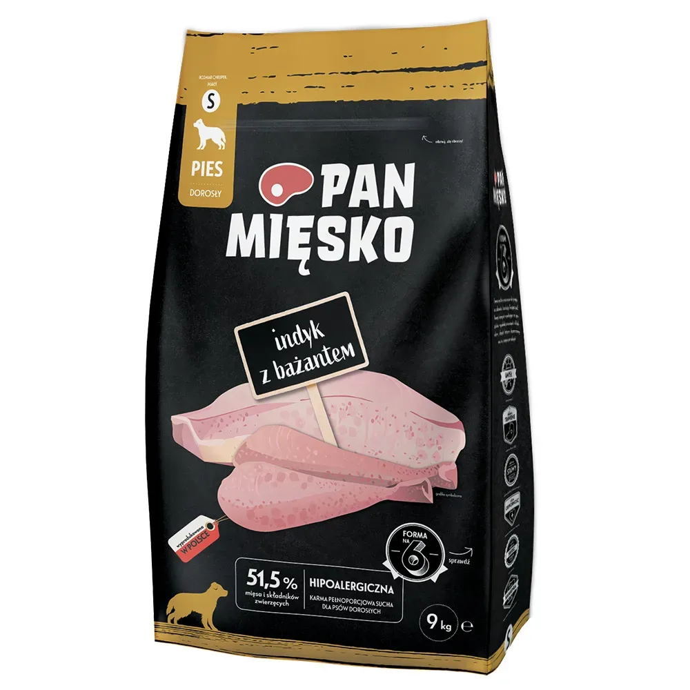 Pan Mi?sko Small Truthahn mit Fasan - 9 kg