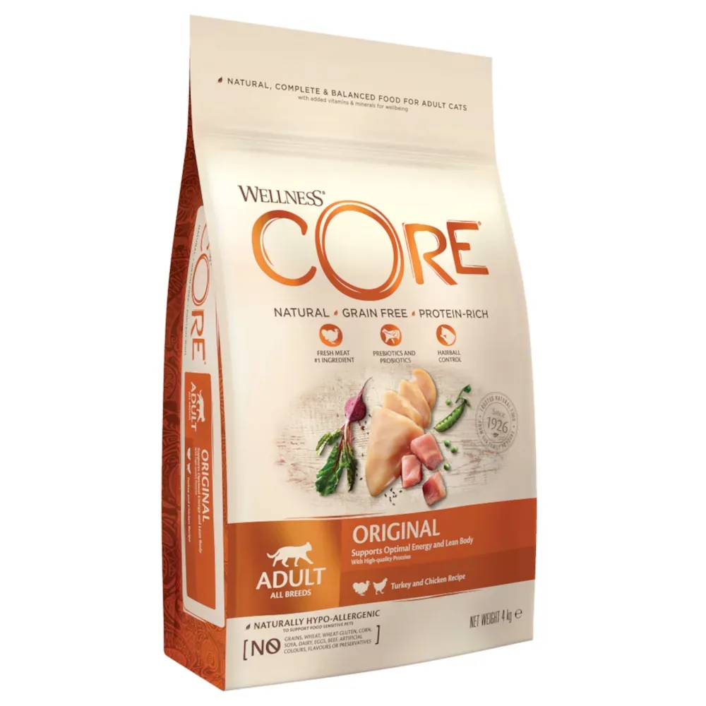 Wellness Core Cat Adult Original Truthahn & Huhn - 4 kg