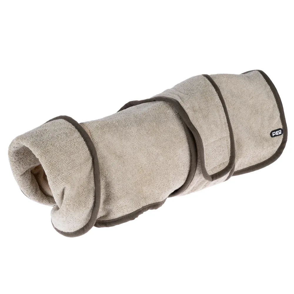TIAKI Hunde-Bademantel Snuggle - Rückenlänge ca. 70 cm
