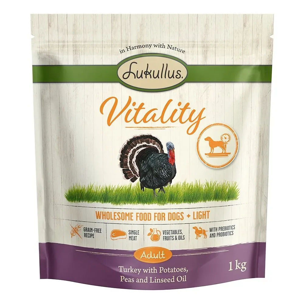 Lukullus Vitality Light (getreidefrei) - Sparpaket: 5 x 1 kg