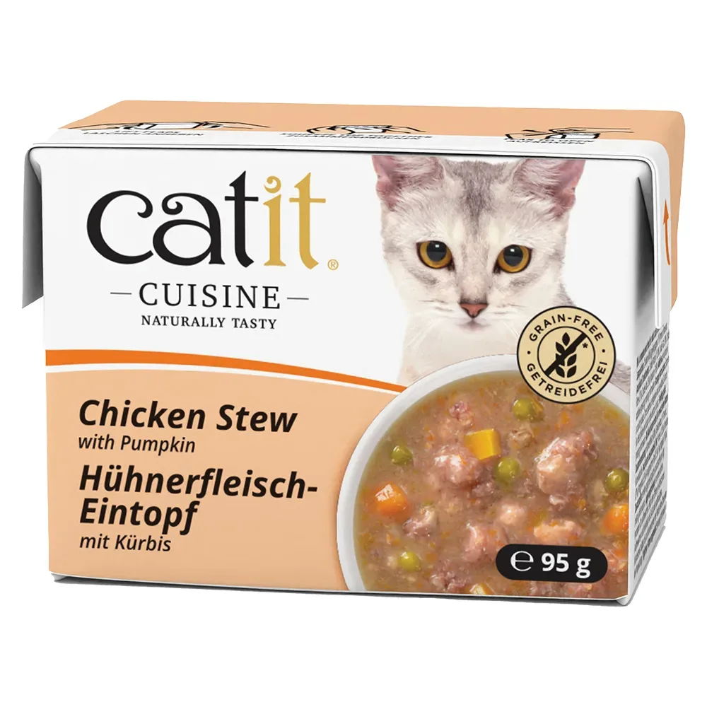 Catit Cuisine Eintopf 12 x 95 g - Huhn mit Thunfisch