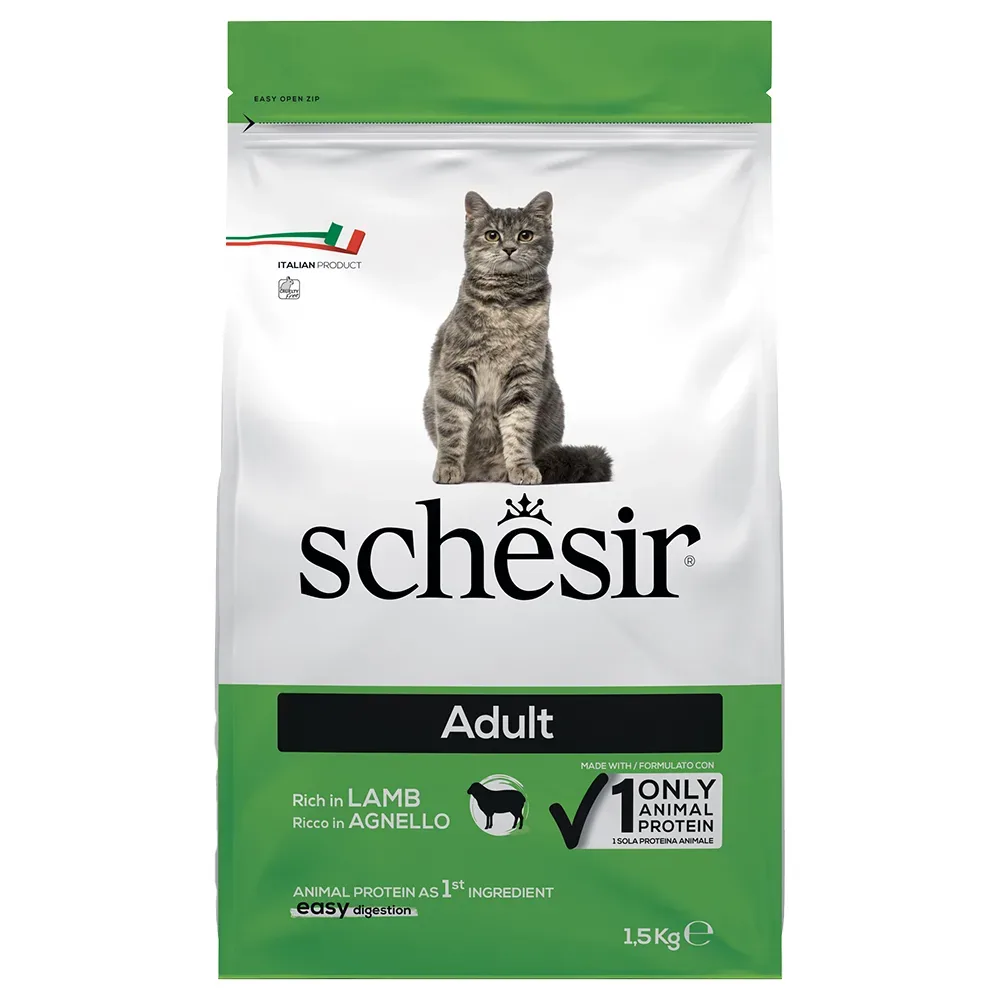 Schesir Cat Original mit Lamm - Sparpaket: 2 x 1,5 kg