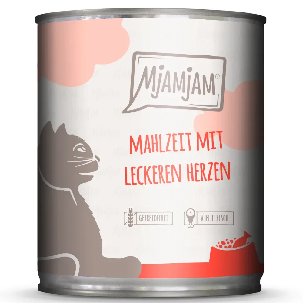 MjAMjAM 6 x 800 g - Mahlzeit mit Herzen