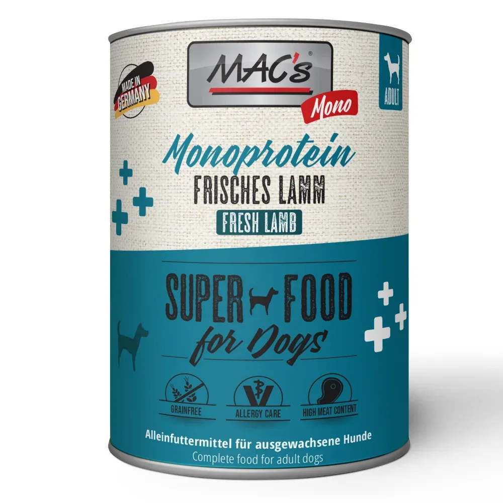 MAC's Mono Sensitive 6 x 800 g - Lamm