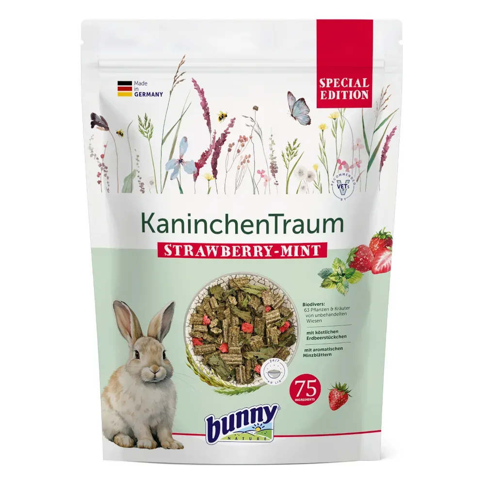 bunny KaninchenTraum Special Edition Strawberry-Mint - Sparpaket: 3 x 1,5 kg