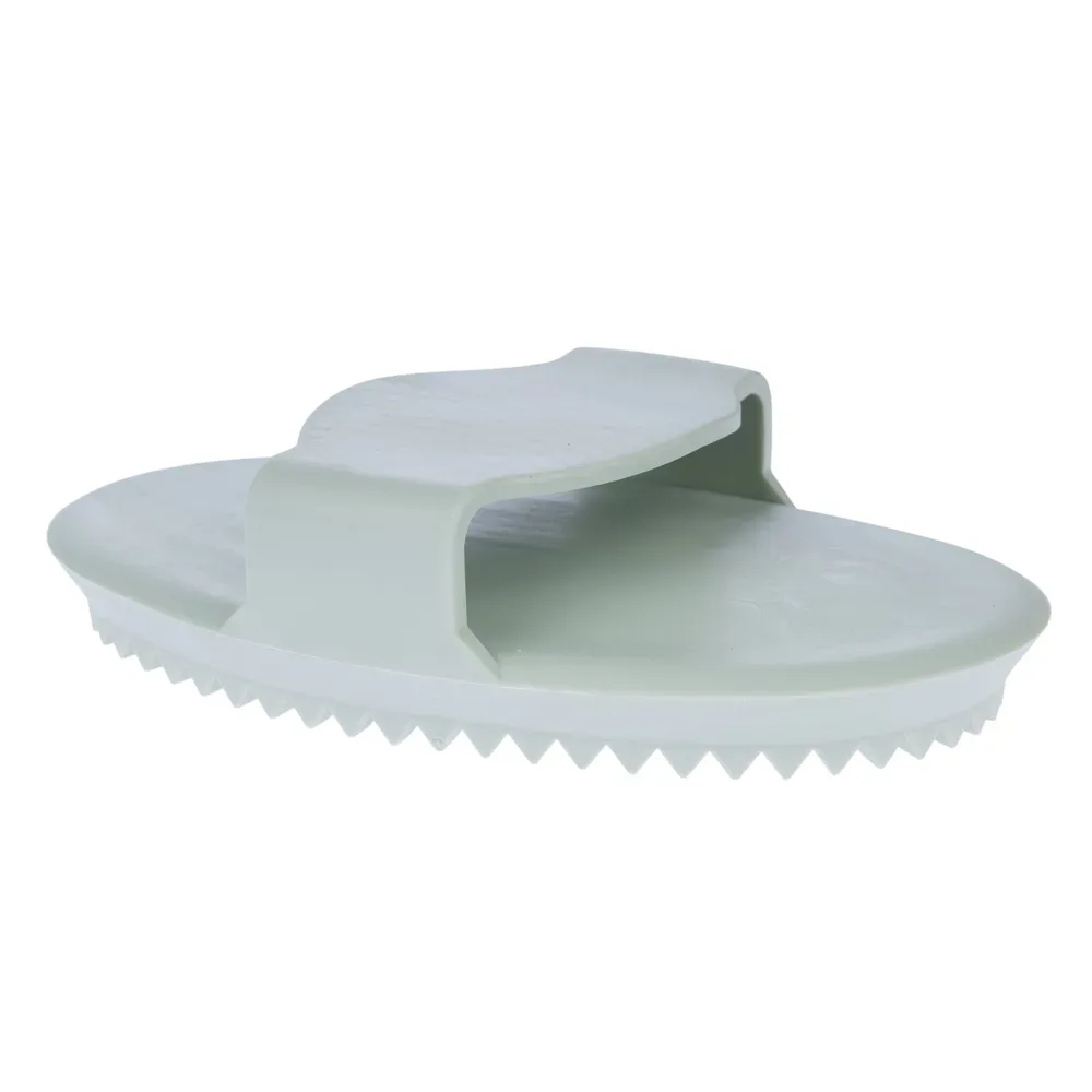 kooa Gummi-Striegel - Grösse L: ca. L 16 x B 11 x H 4 cm (hellgrün)