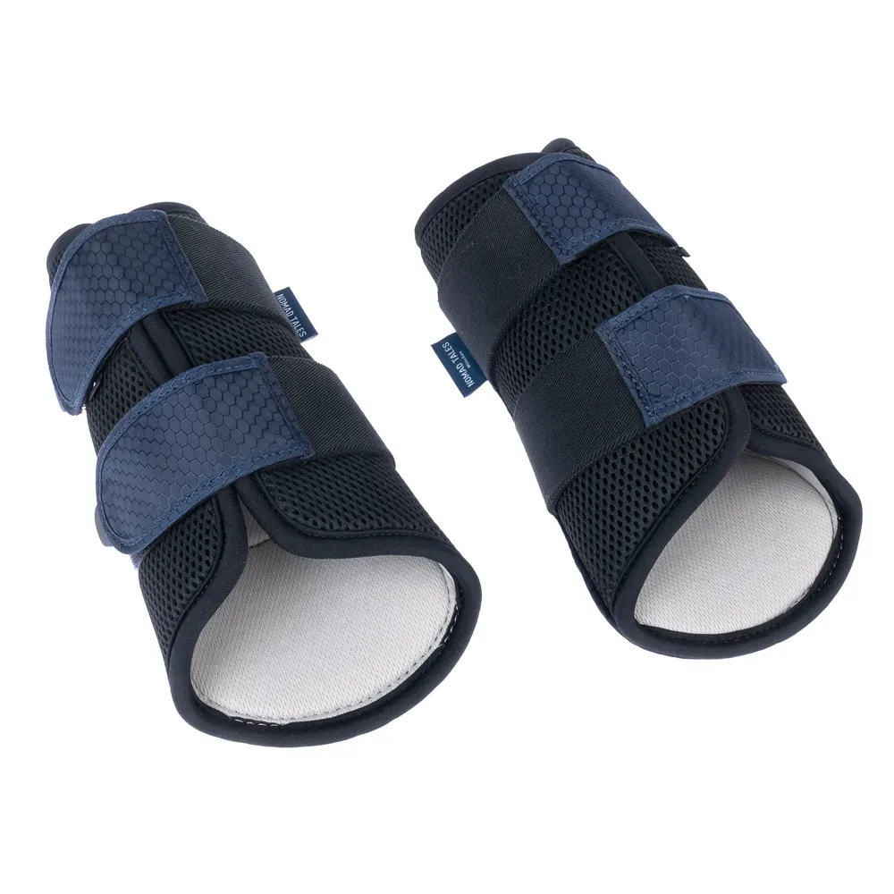 Nomad Tales Set Gamaschen & Hufglocken aus Elastan - 2 Gamaschen, Grösse L