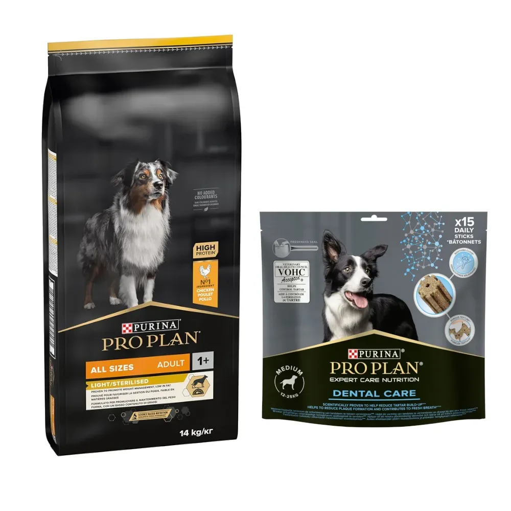 PRO PLAN All Sizes Adult Light/ Sterilised mit Huhn 14 kg