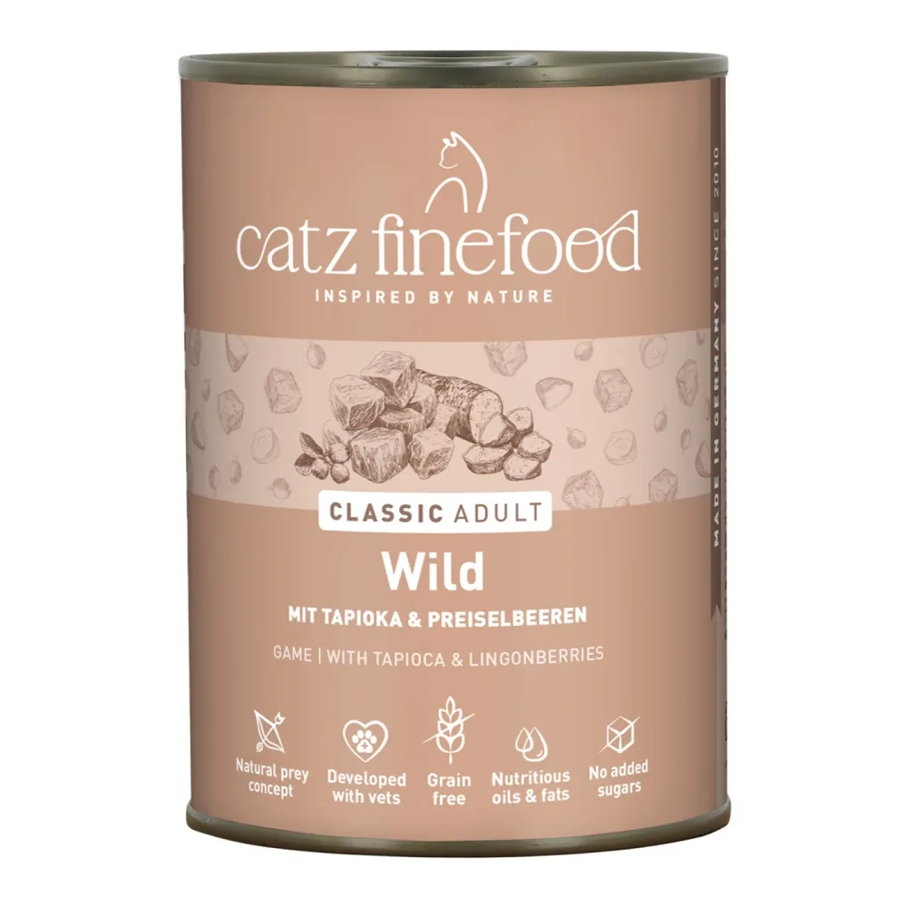 Sparpaket catz finefood 24 x 400 g - Wild