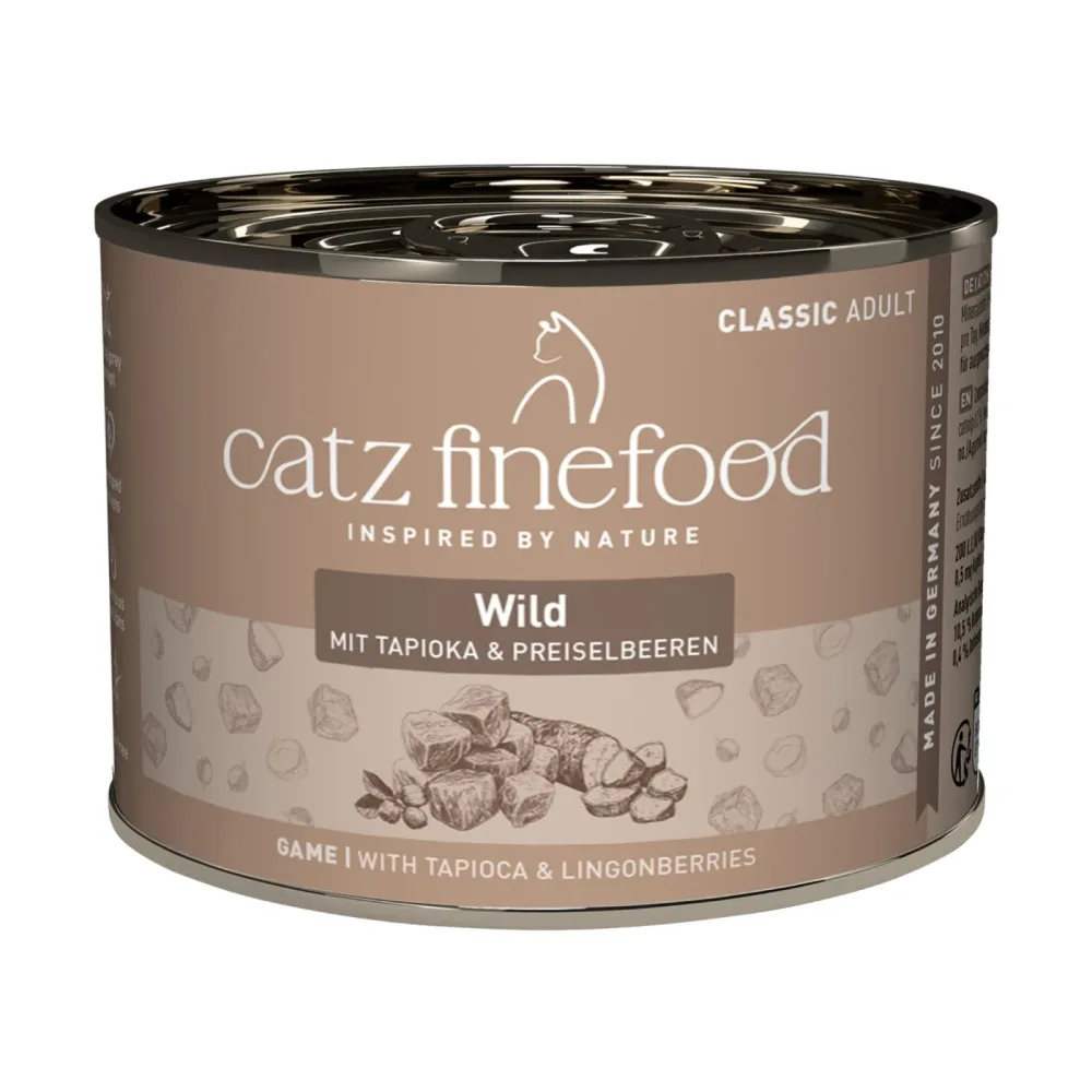 Sparpaket catz finefood 24 x 200 g - Wild