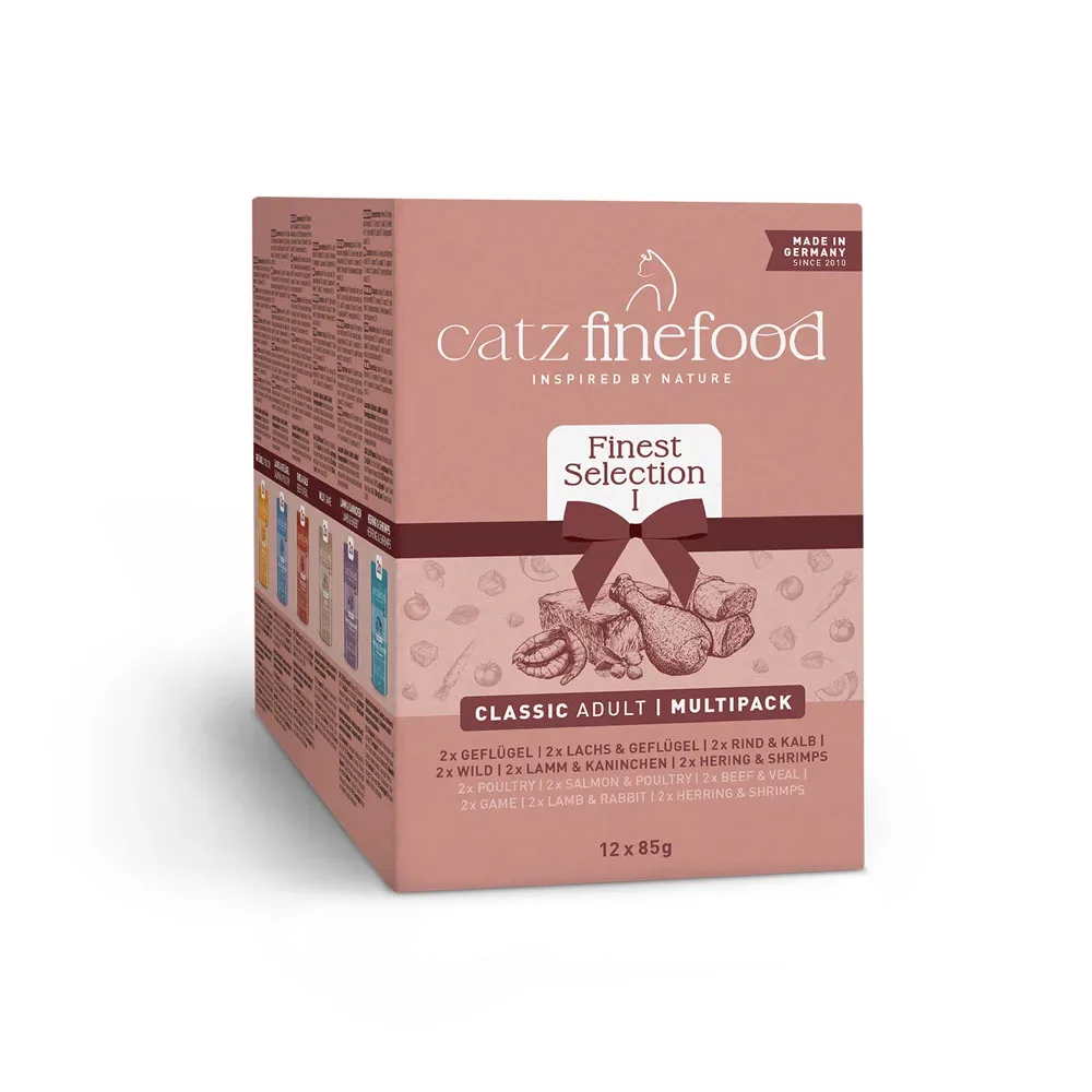 Catz finefood Nassfutter Katze Classic Collection Adult 12x85 g Multipack 1