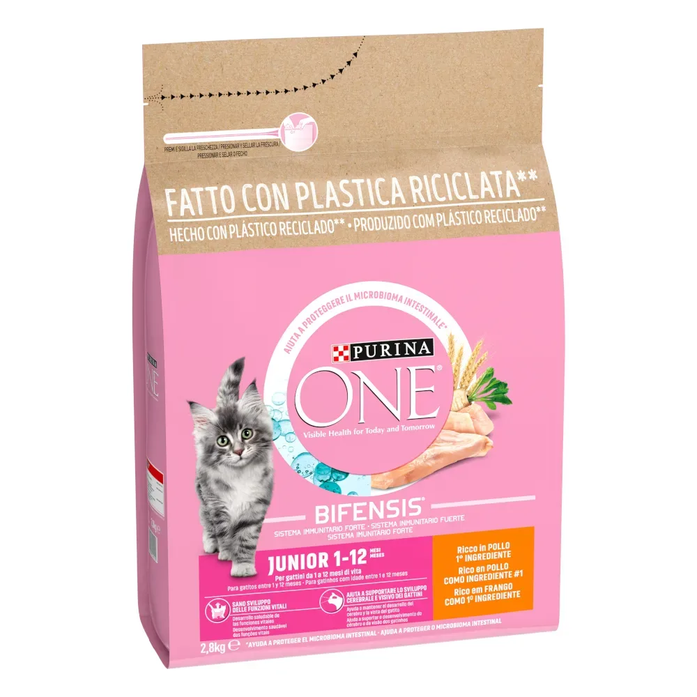 PURINA ONE Junior - Sparpaket 2 x 2,8 kg