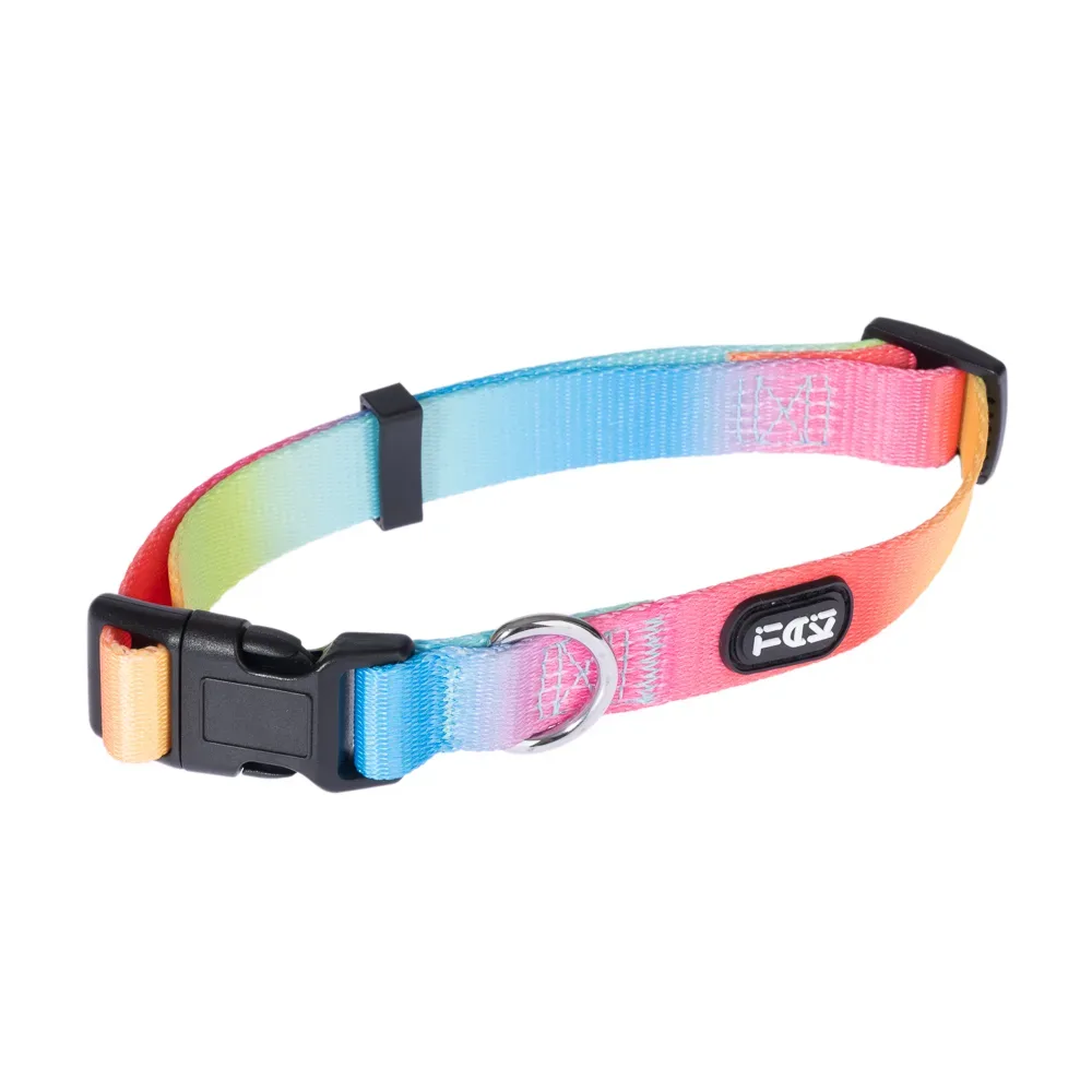TIAKI Halsband Rainbow - Grösse L: ca. 45 - 66 cm Halsumfang