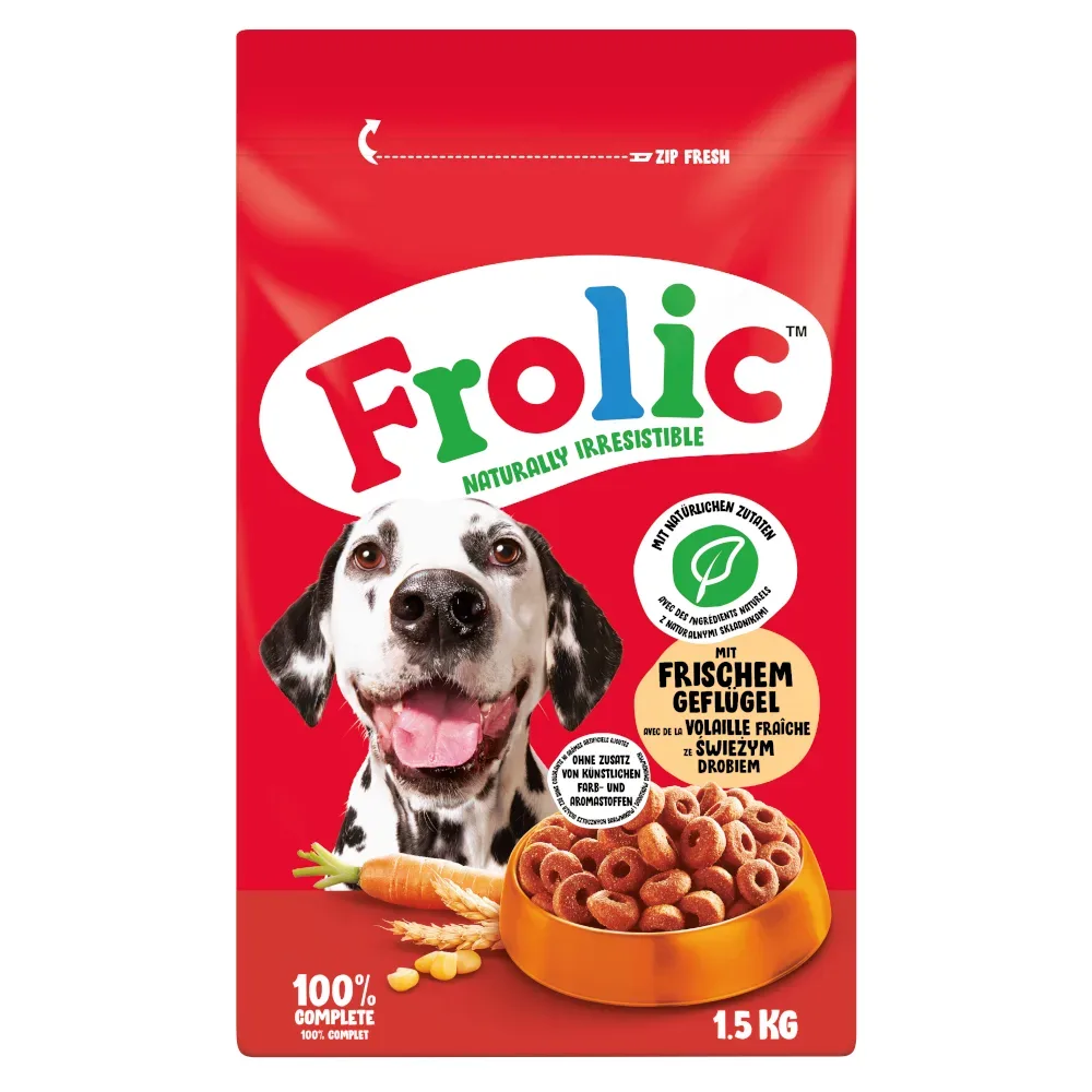 Frolic Geflügel, Gemüse + Reis - 7,8 kg (3 x 2,6 kg)