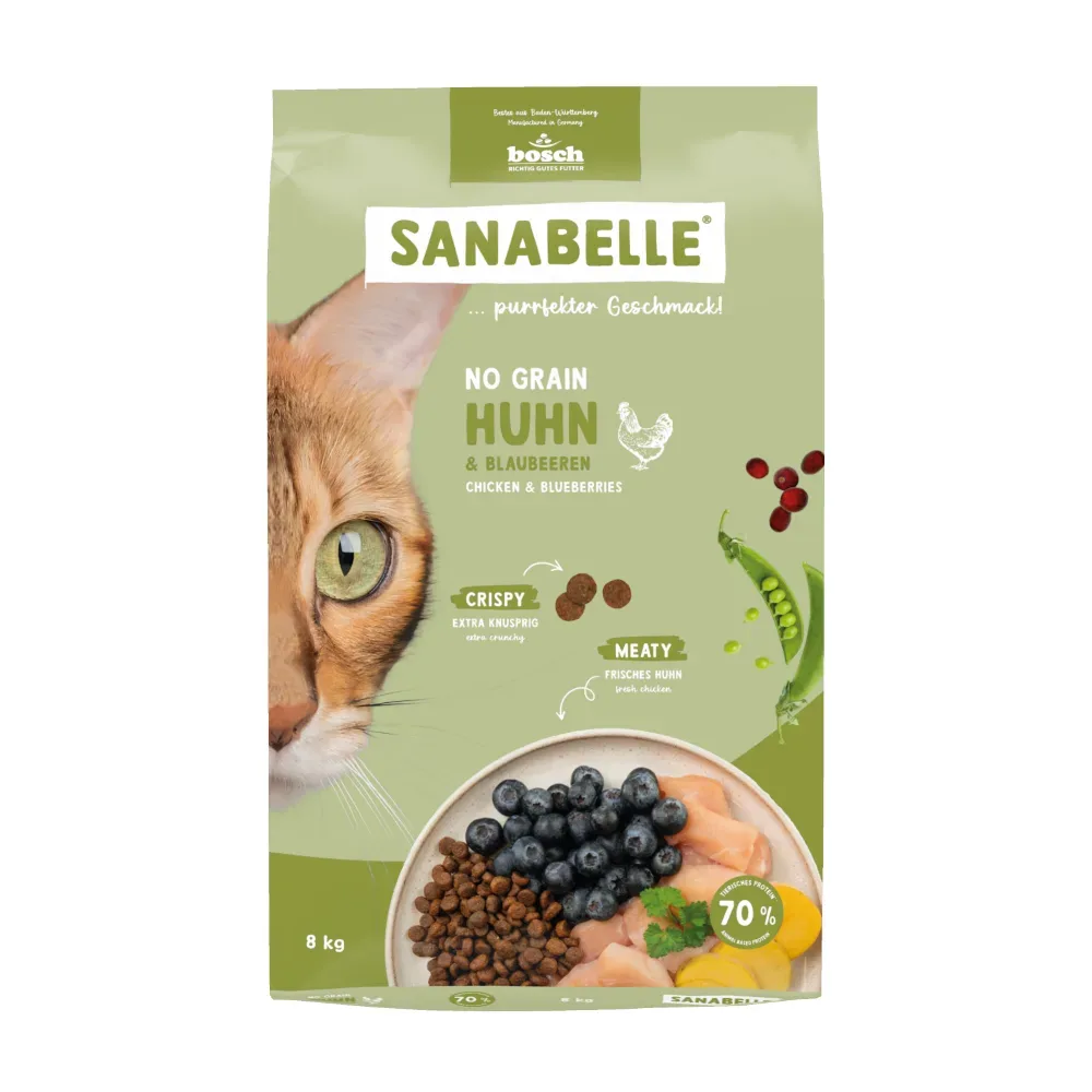 Sanabelle No Grain Huhn - 8 kg
