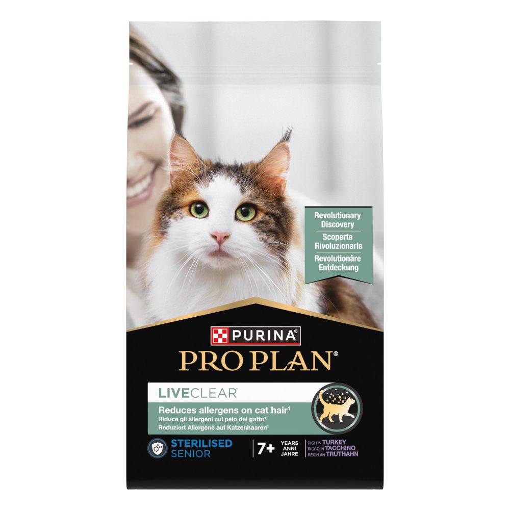 PRO PLAN Liveclear Sterilised Senior 7+ Truthahn 1.4 kg