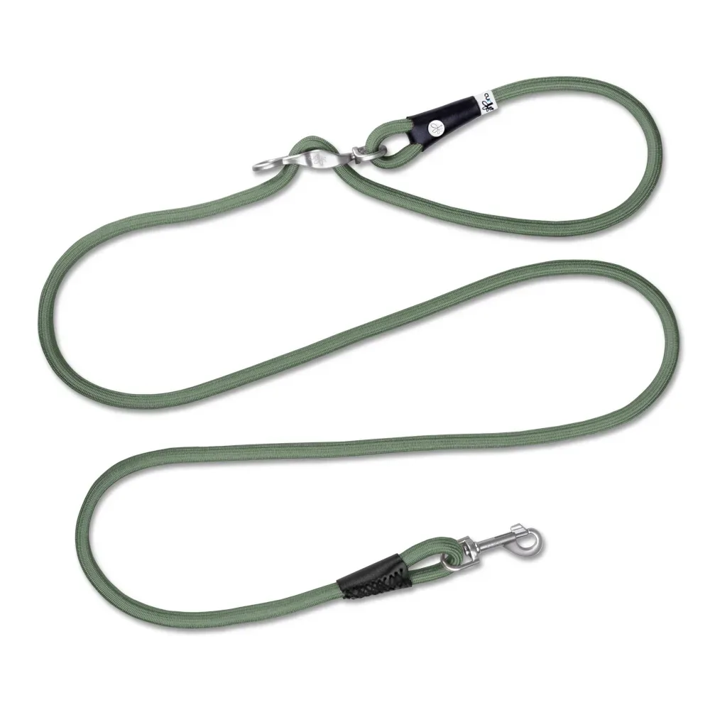 Curli Vario Comfort Leine, moos - Grösse L: 200 cm lang, Ø 10 mm