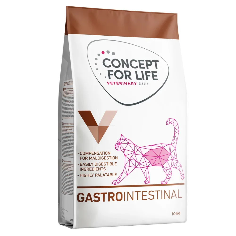 Concept for Life Veterinary Diet Gastrointestinal Trockenfutter Katze - NEU: Sparpaket 2 x 10 kg