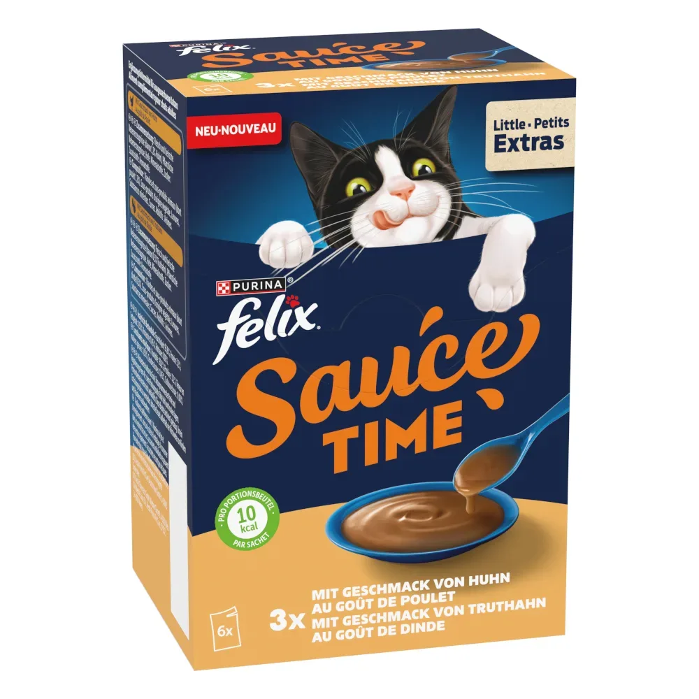 Sparpaket Felix Sauce Time 24 x 40 g - mit dem Geschmack von Huhn & Truthahn