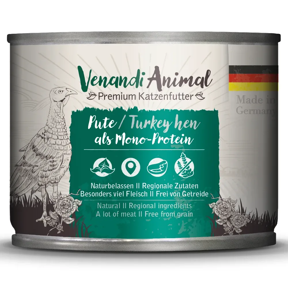 Venandi Animal Monoprotein 6 x 200 g - Pute