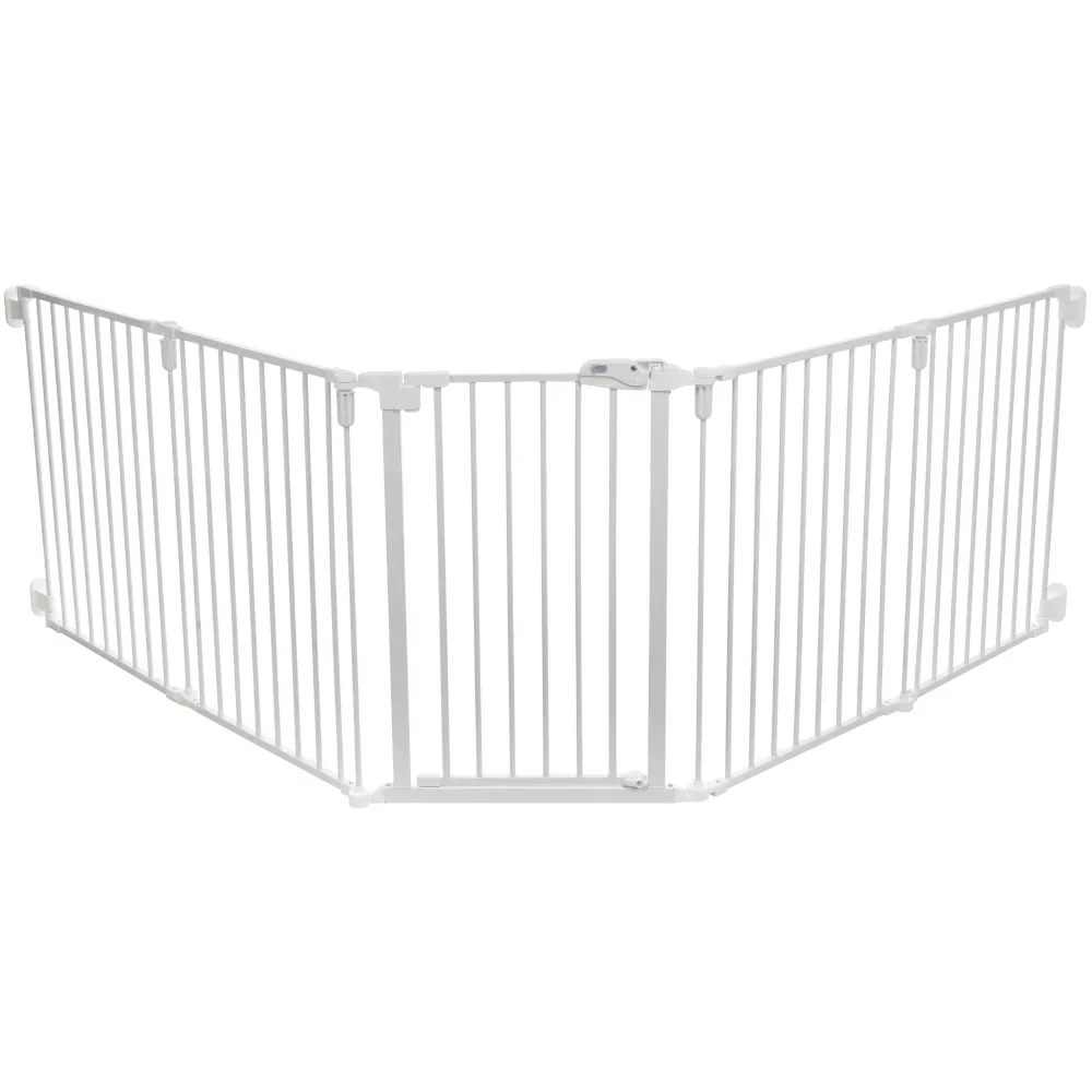 Trixie Absperrgitter mit Tür, 5-teilig - B 62,5 - 300 x H 76,5 cm