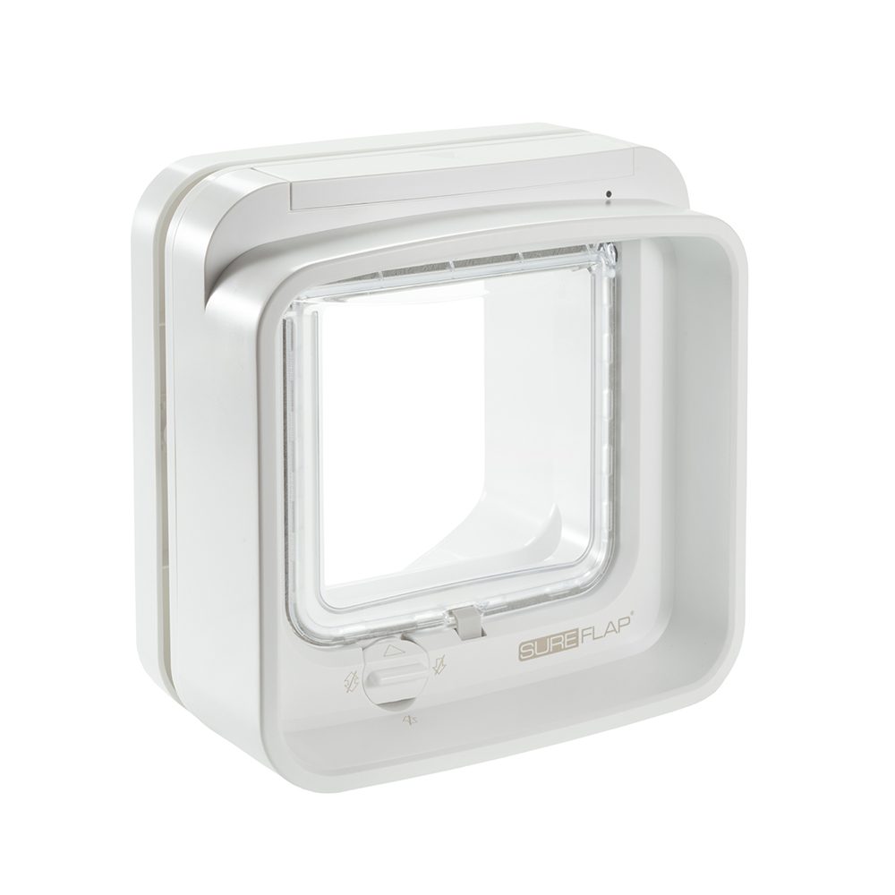 SureFlap Mikrochip DualScan Haustierklappe Weiß 1 St.