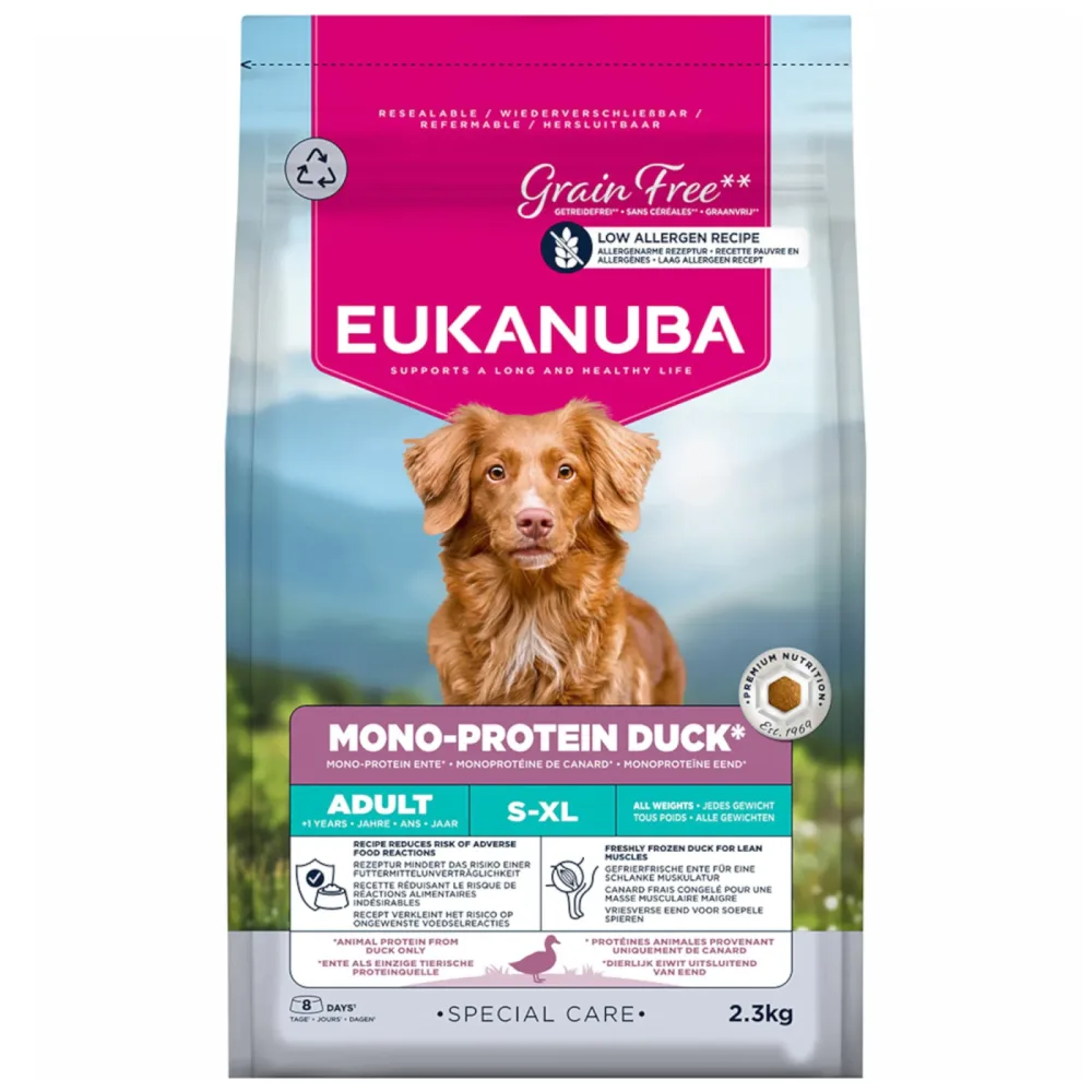 Eukanuba Special Care Mono-Protein Adult mit Ente - 2,3 kg