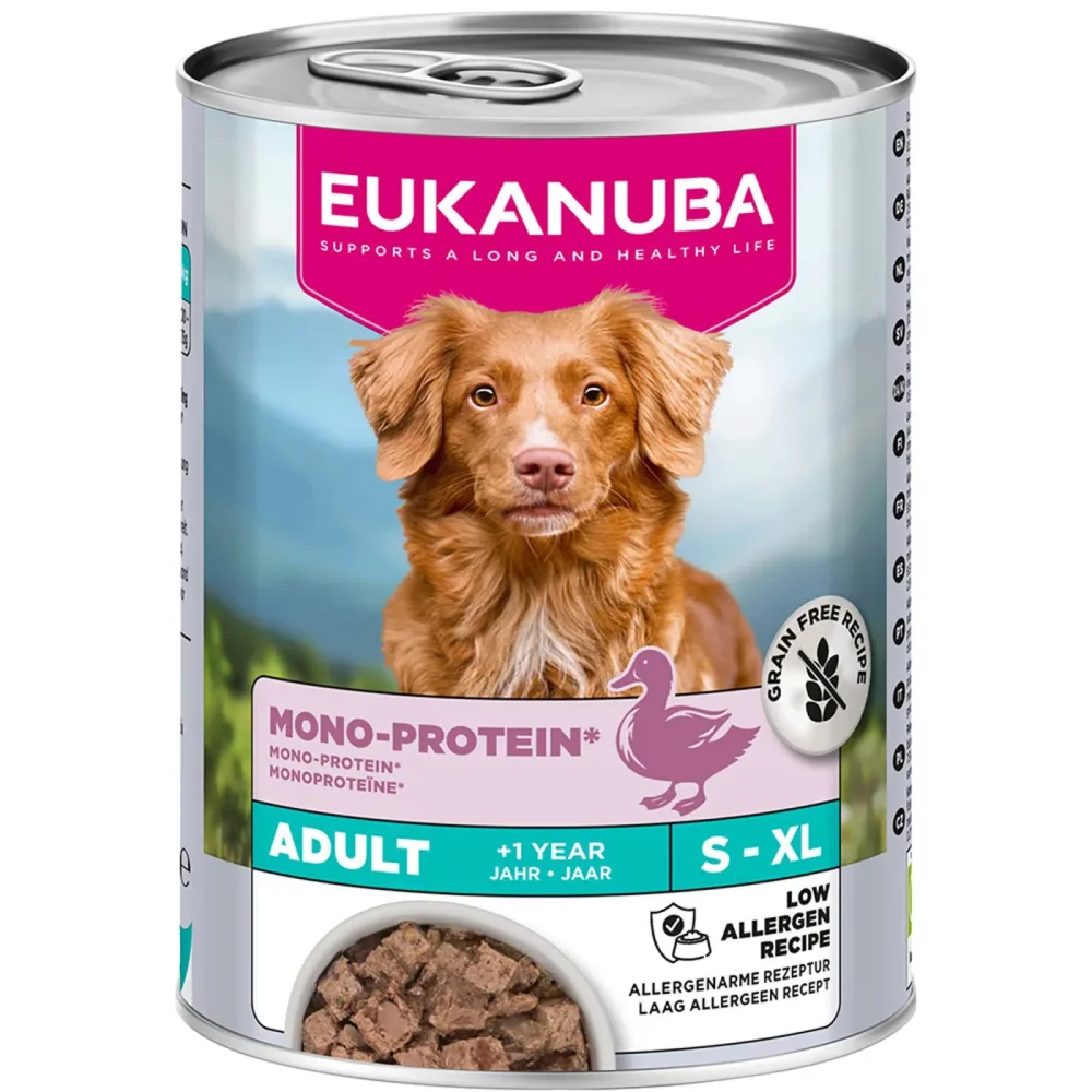 Eukanuba Special Care Adult Mono-Protein mit Ente - Sparpaket: 24 x 400 g