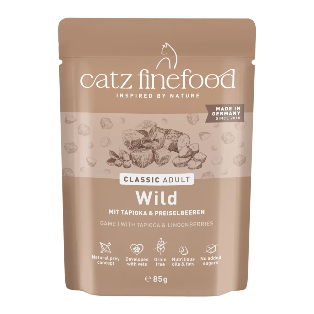 Sparpaket catz finefood 64 x 85 g - Wild