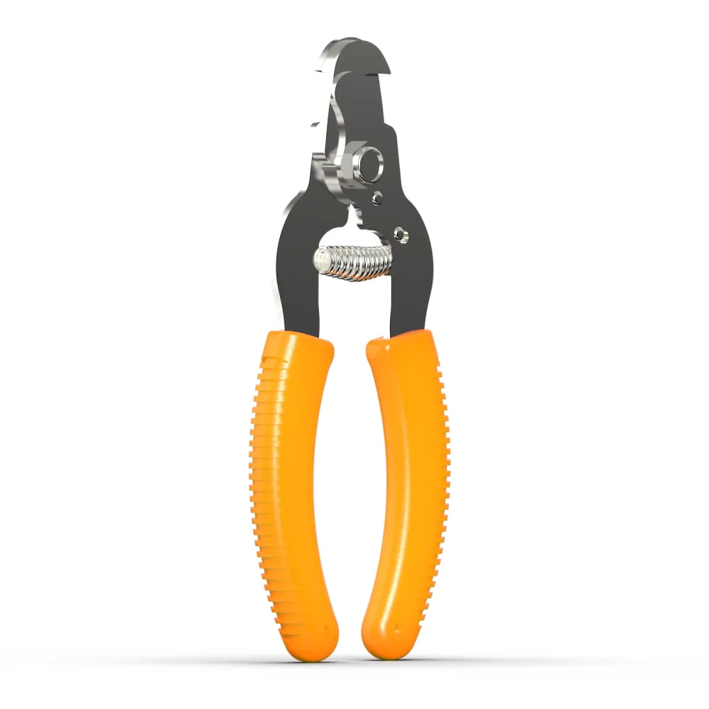 WAHL® Krallenzange - orange: L 19,7 x B 1,3 x H 9,3 cm