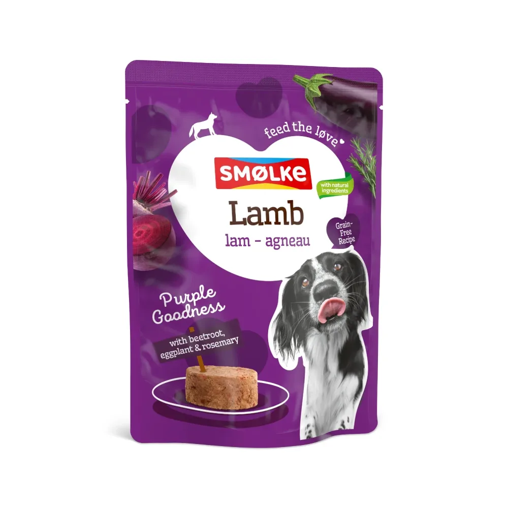 Smølke Pouch 8 x 300 g - Lamm