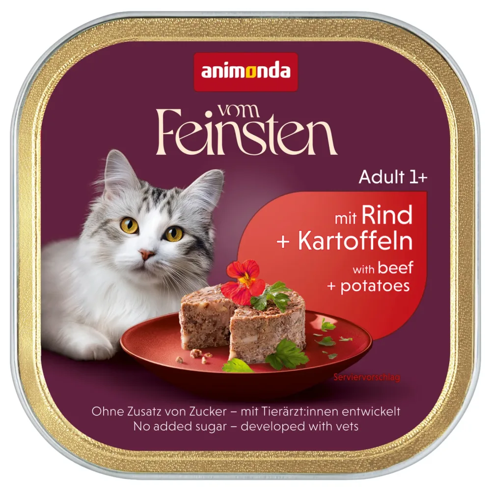 Megapack animonda vom Feinsten Adult 64 x 100 g - Rind & Kartoffeln