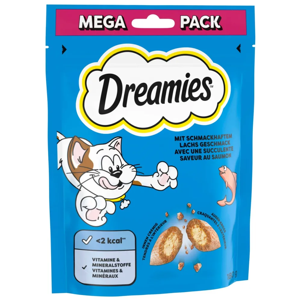 Dreamies Mega Pack 180g Lachs