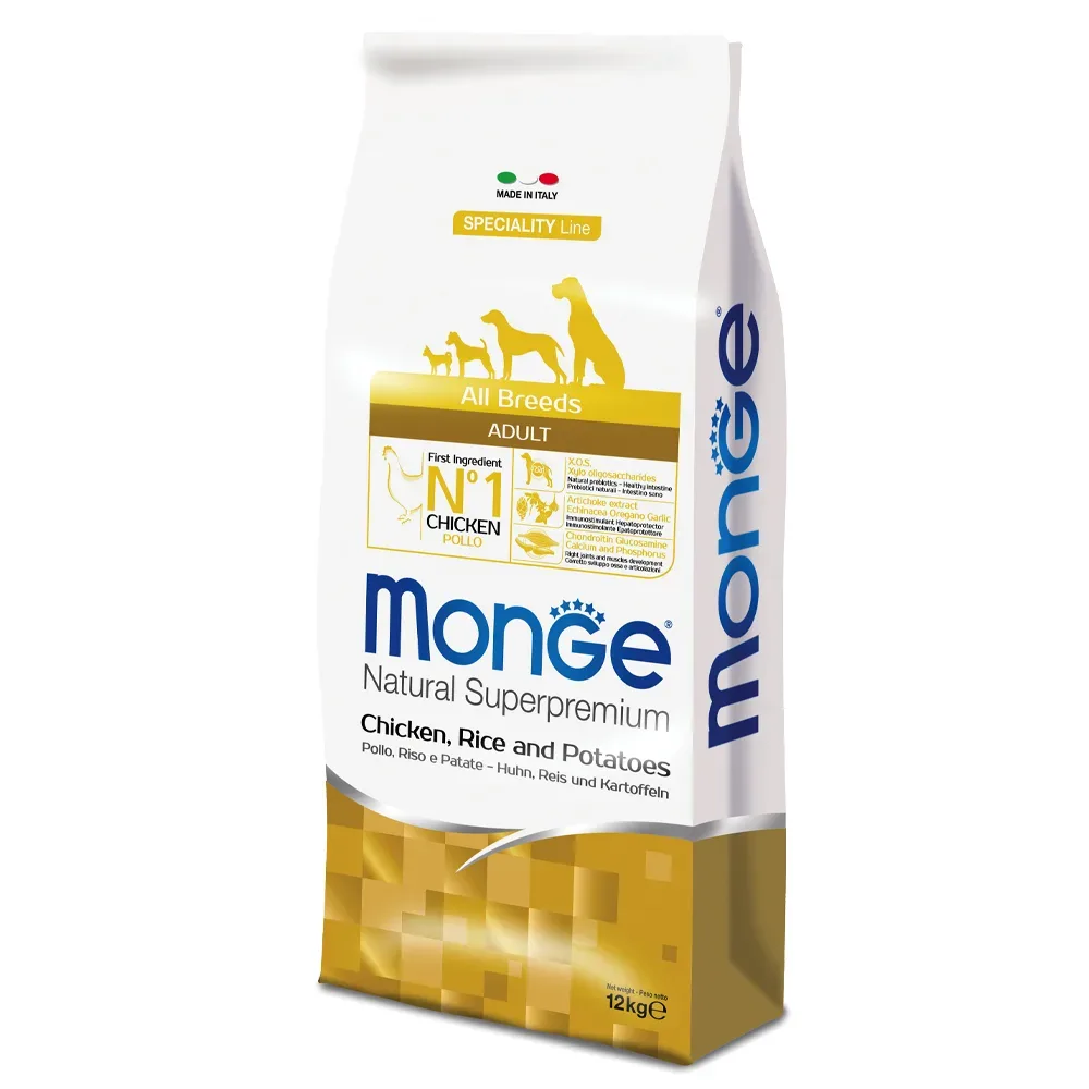 Monge Natural Superpremium Huhn, Reis & Kartoffel - 12 kg