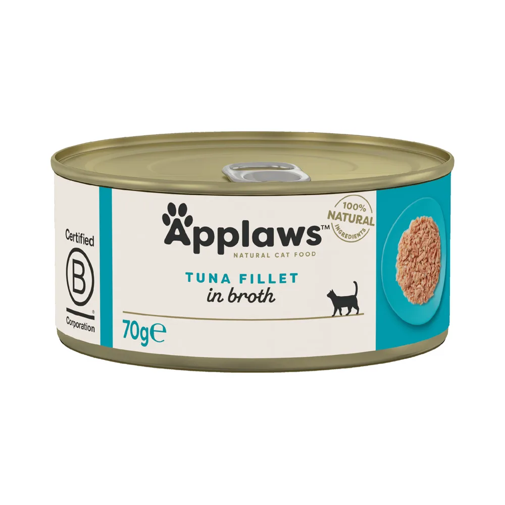 Applaws in Brühe 6 x 70 g - Thunfischfilet