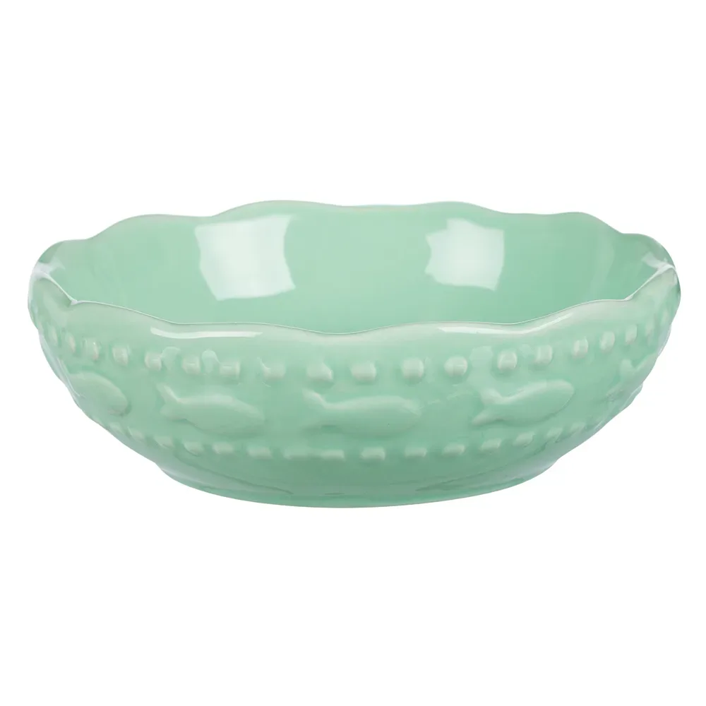 Trixie Keramiknapf Fisch Motiv - 250 ml, Ø 13 cm - mint