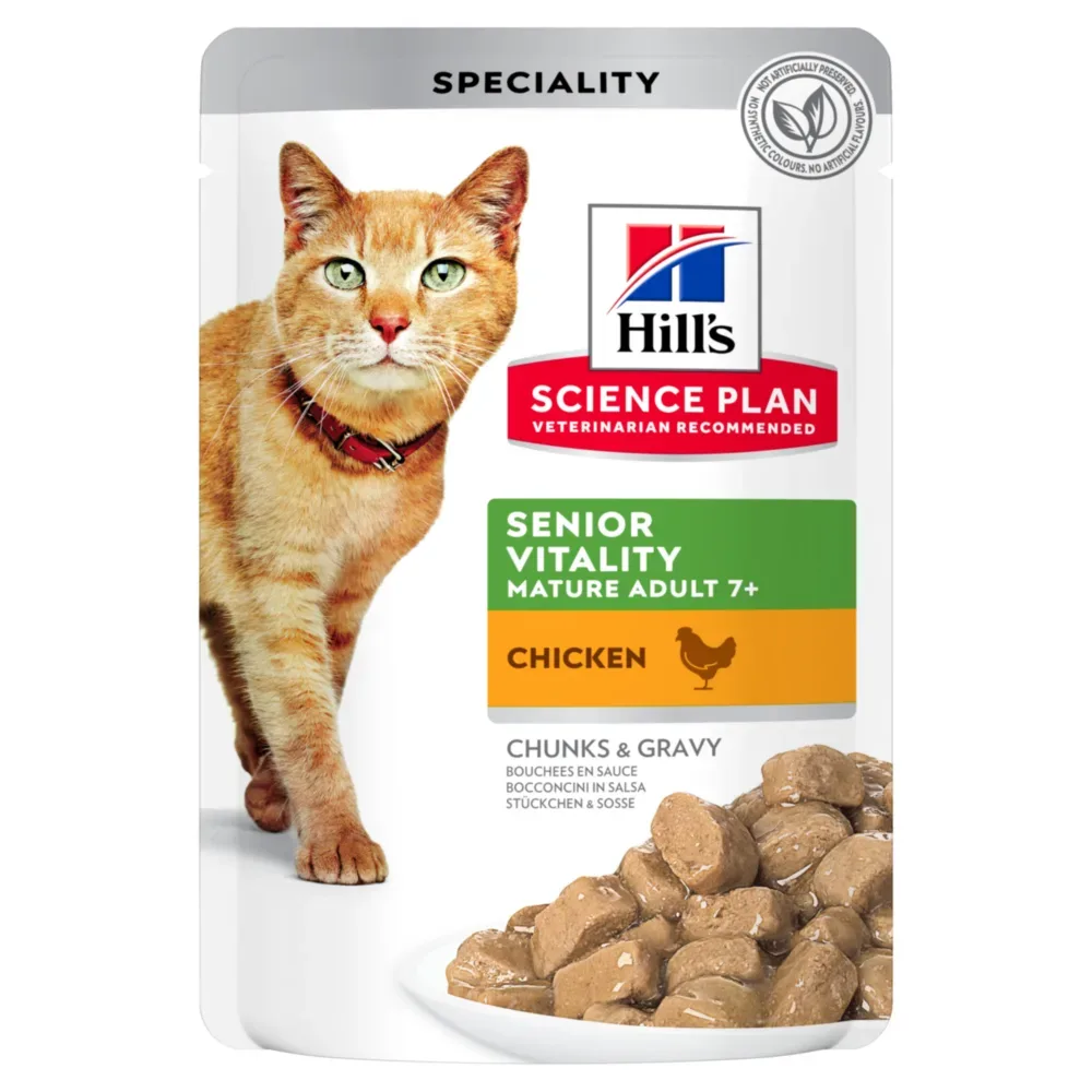 Hill's Science Plan Senior Vitality 7+ Mature Adult 12x85 g
