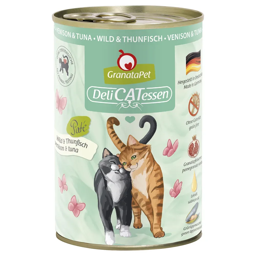 GranataPet DeliCatessen 24 x 400 g - Wild & Thunfisch