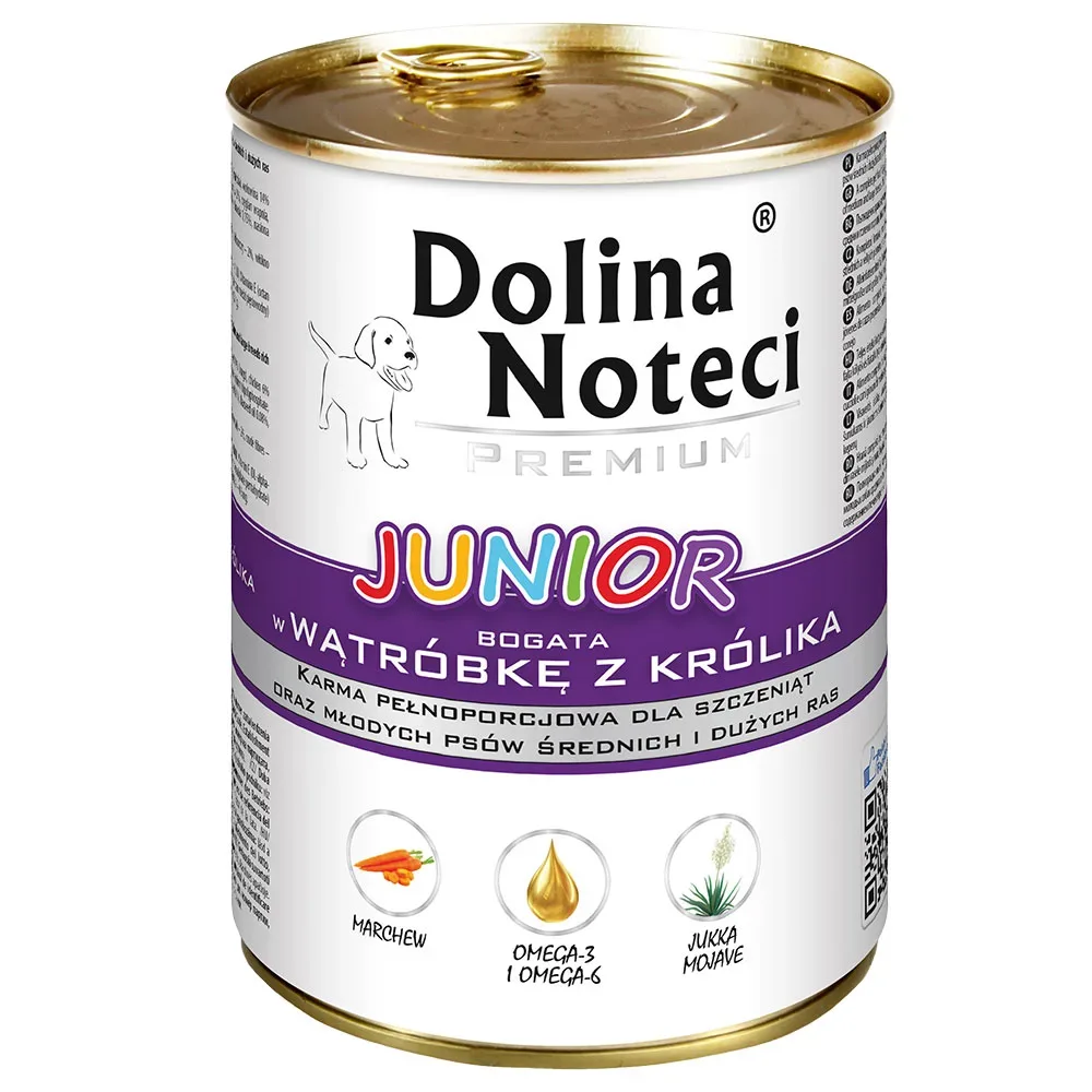Dolina Noteci Premium Junior 24 x 400 g - Kaninchenleber