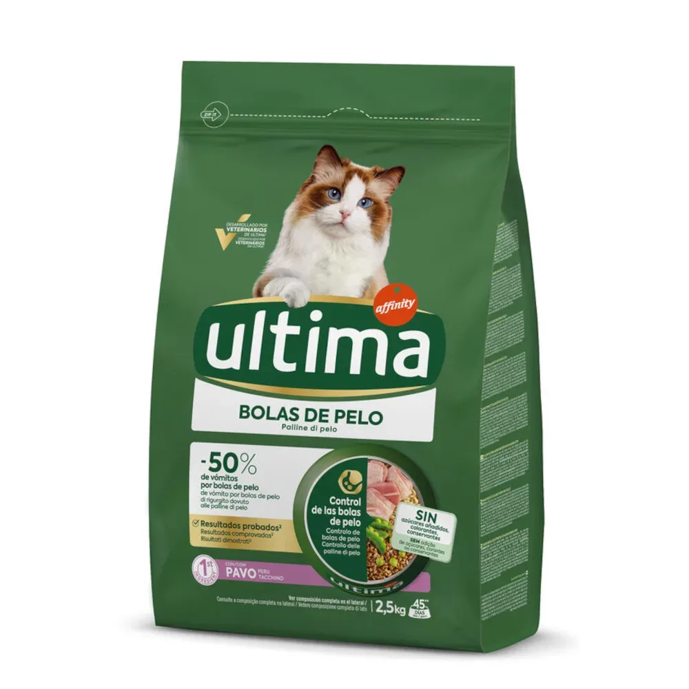 Ultima Hairball Truthahn - Sparpaket: 2 x 7,5 kg