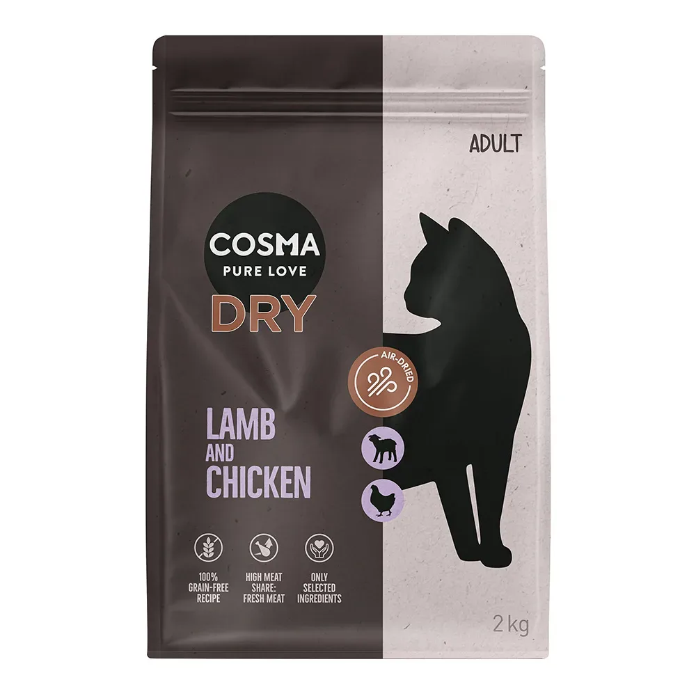 Cosma Air-Dried Trockenfutter Lamm & Huhn  - 2 kg