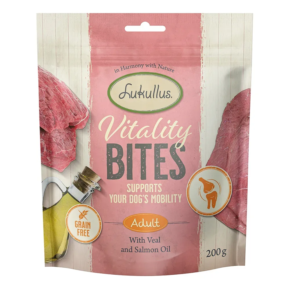 Lukullus Vitality Bites Unterstützung der Beweglichkeit Kalb - 200 g