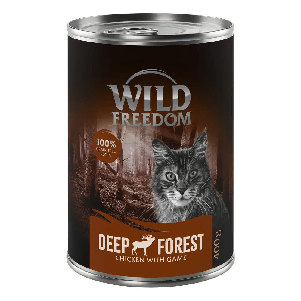 Sparpaket Wild Freedom Adult 12 x 400 g -  Deep Forest - Wild & Huhn