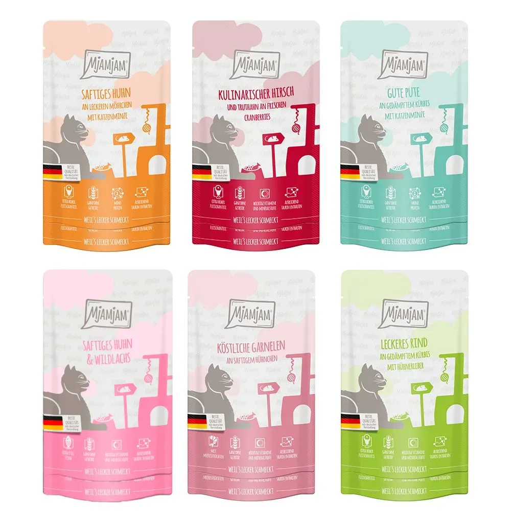 Mixpack MjAMjAM 12 x 125 g - Mix (6 Sorten)