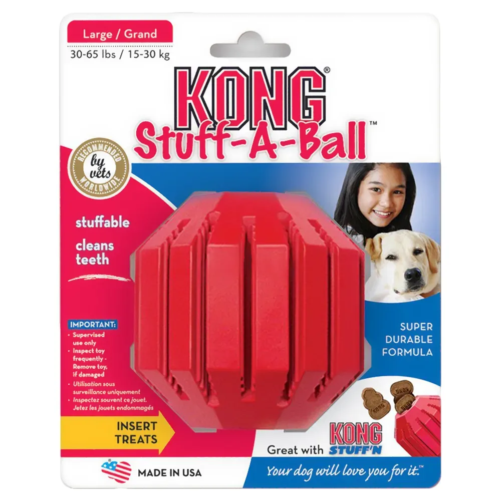KONG Stuff-A-Ball - 1 Stück, ca. Ø 7,6 cm (Grösse M)