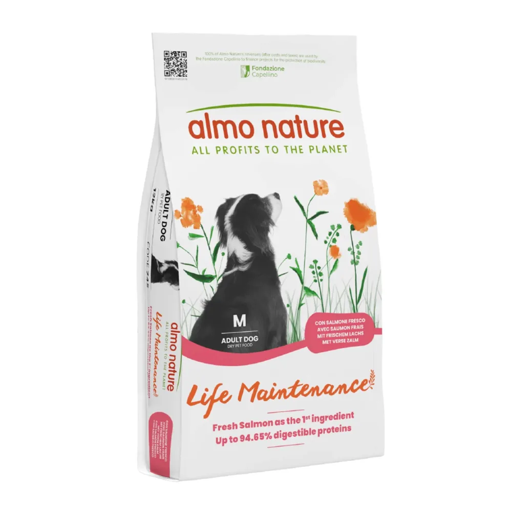 Almo Nature Life Maintenance Adult Lachs & Reis Medium - 12 kg